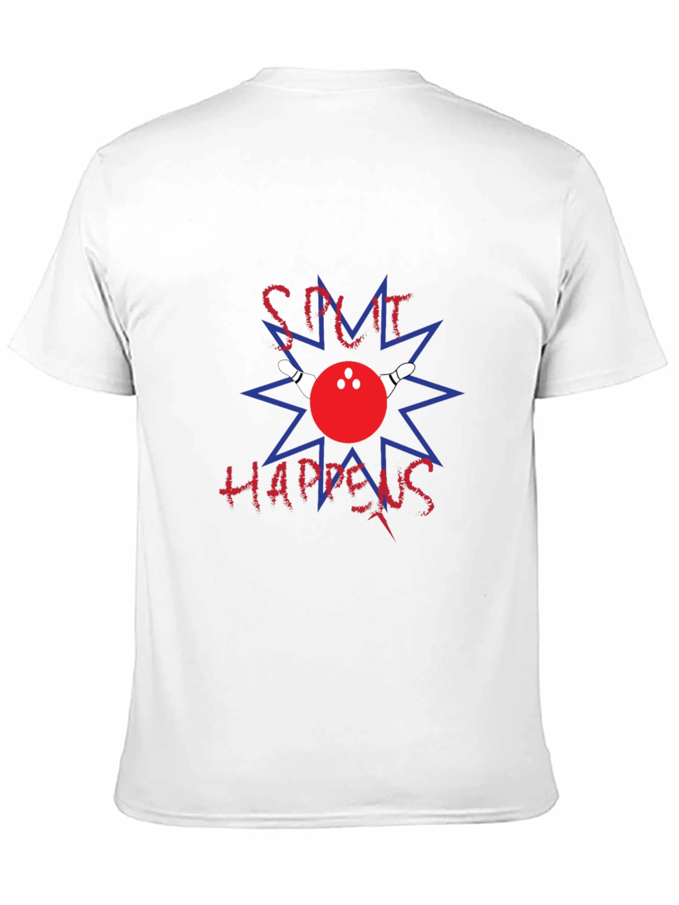 Camiseta Negra Split Happens Bolos