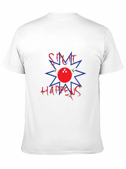 Camiseta Negra Split Happens Bolos