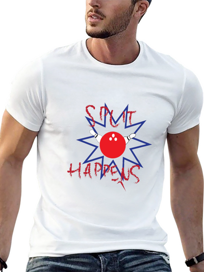 Camiseta Negra Split Happens Bolos