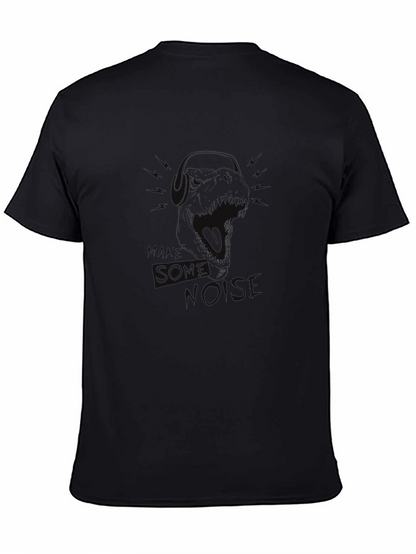 Camiseta Negra Hombre con Diseño Gráfico