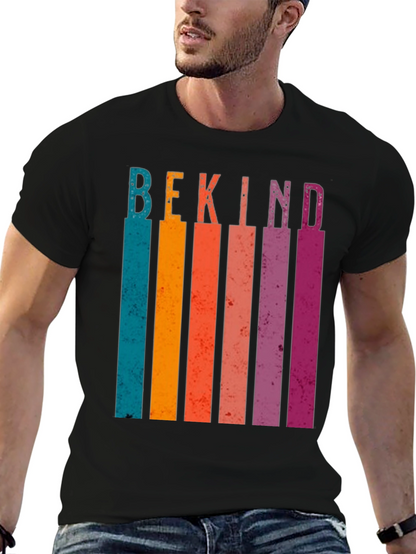 Camiseta Hombre Retro Be Kind