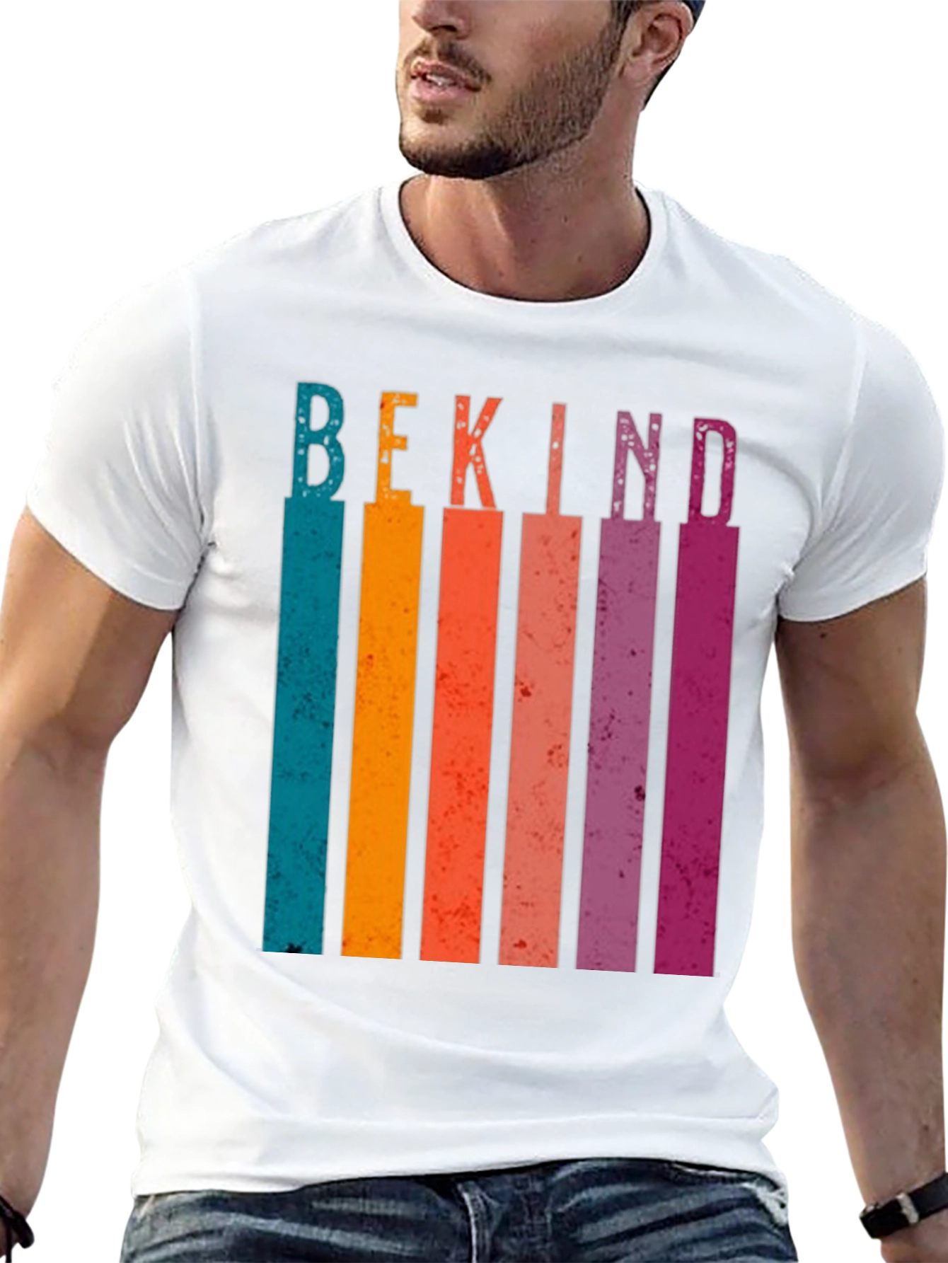 Camiseta Hombre Retro Be Kind