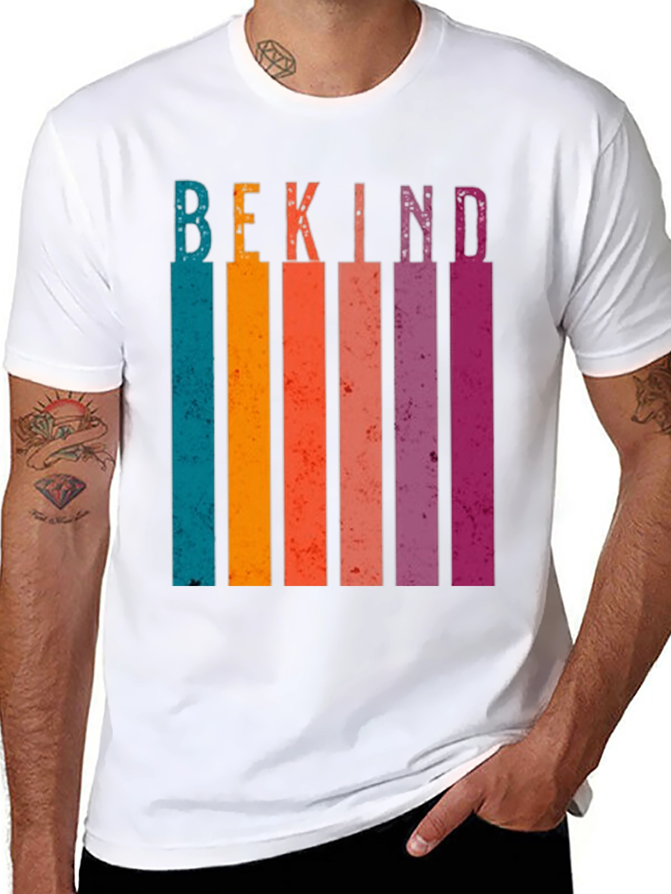 Camiseta Hombre Retro Be Kind