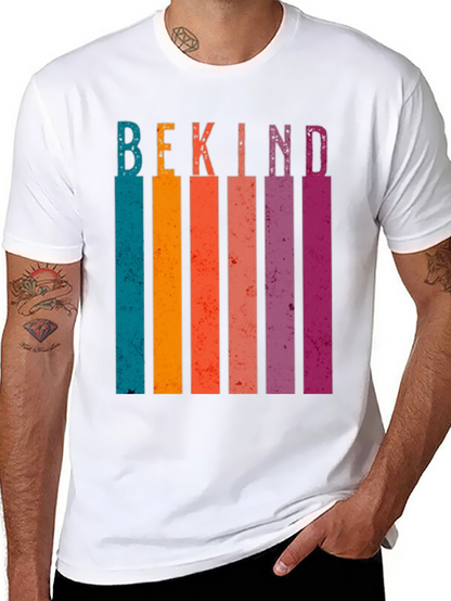 Camiseta Hombre Retro Be Kind