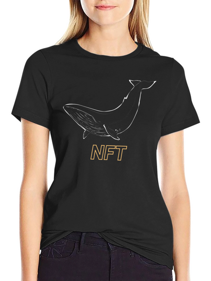 Camiseta Negra NFT Whale Edición Limitada
