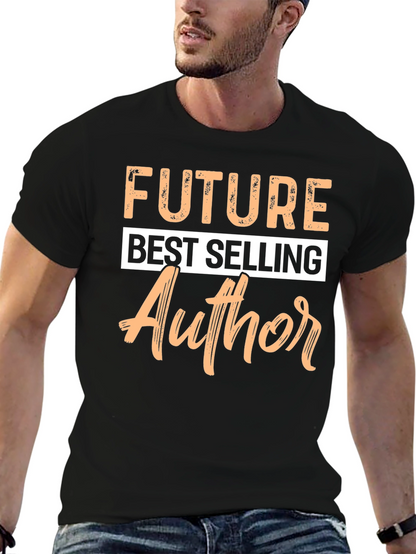 Camiseta Negra Futuro Autor Exitoso