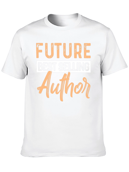 Camiseta Negra Futuro Autor Exitoso