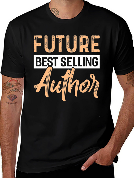 Camiseta Negra Futuro Autor Exitoso