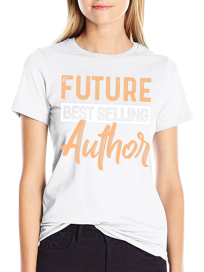Camiseta Negra Futuro Autor Exitoso