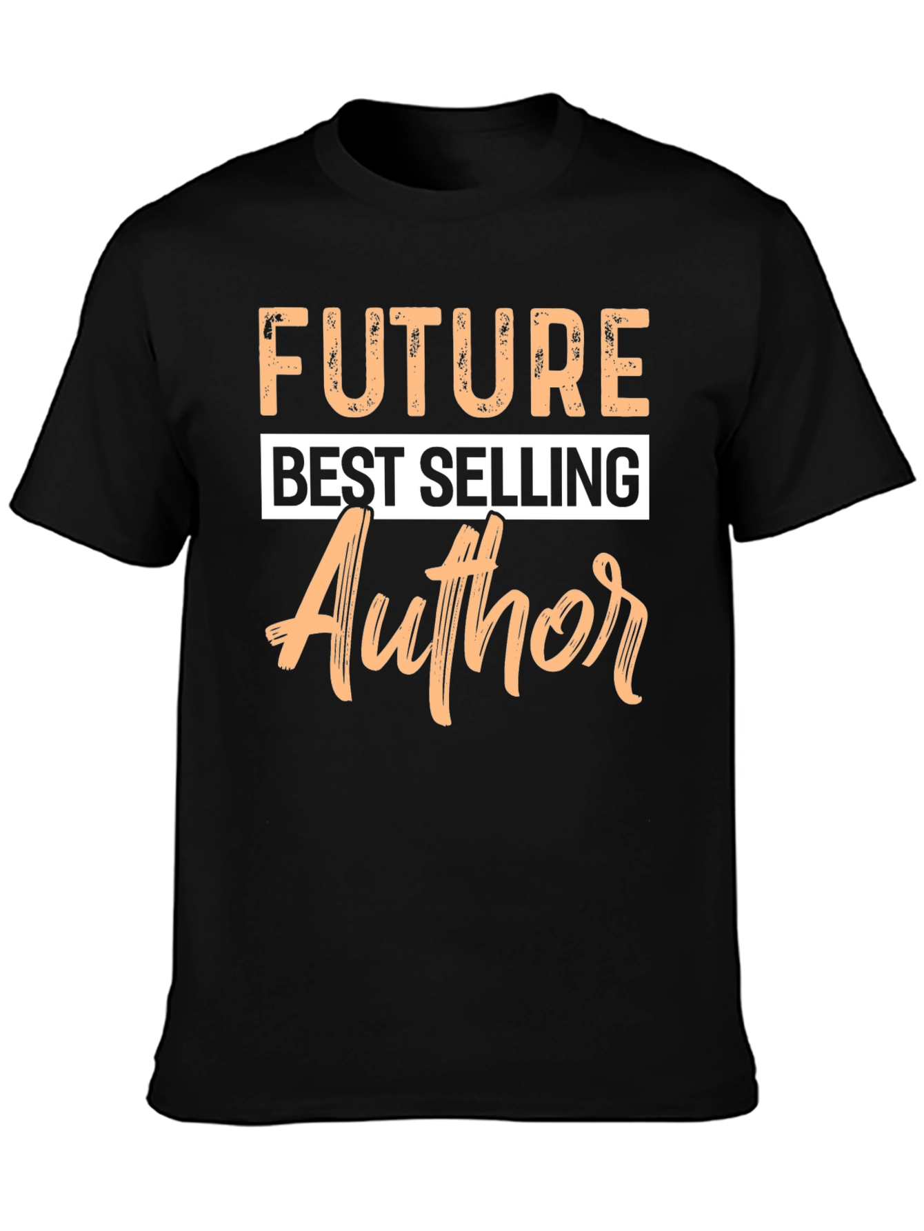 Camiseta Negra Futuro Autor Exitoso