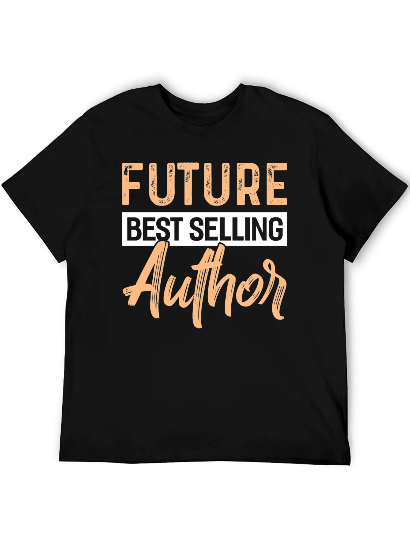 Camiseta Negra Futuro Autor Exitoso