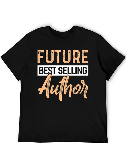 Camiseta Negra Futuro Autor Exitoso