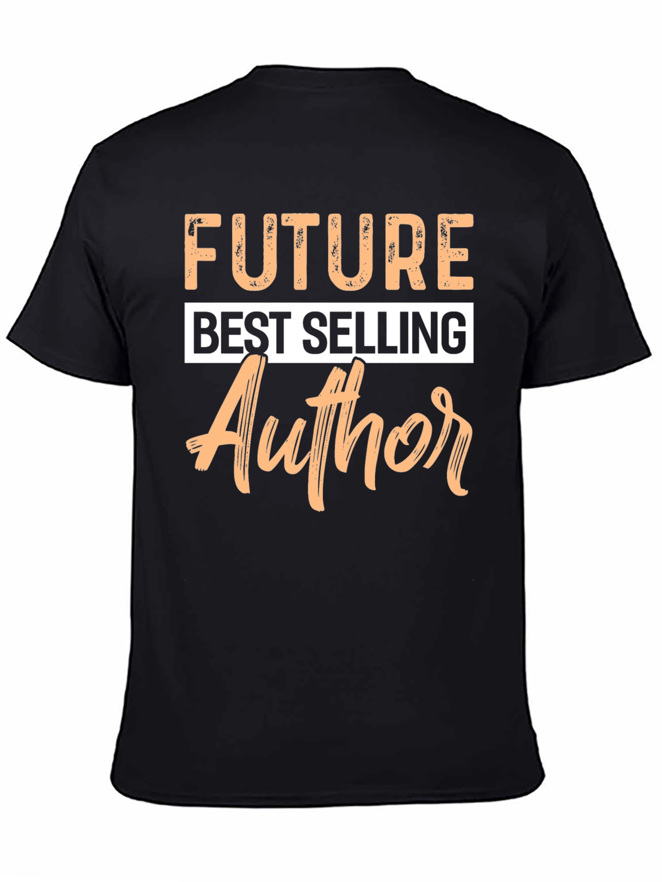 Camiseta Negra Futuro Autor Exitoso