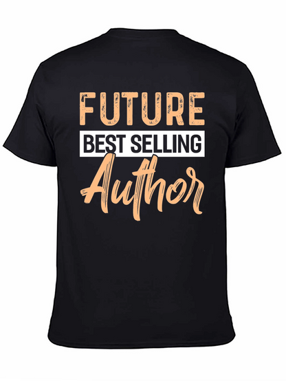 Camiseta Negra Futuro Autor Exitoso