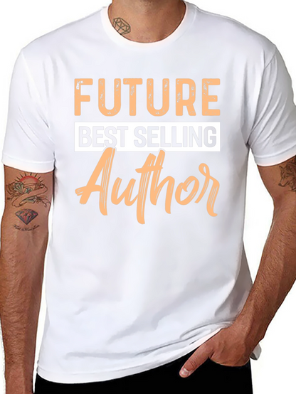 Camiseta Negra Futuro Autor Exitoso
