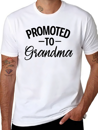 Camiseta Negra Promoted to Grandma