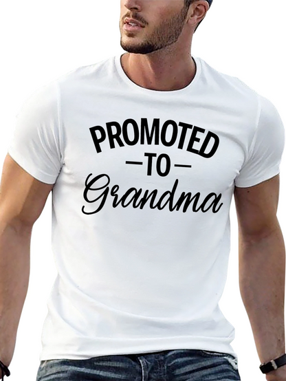 Camiseta Negra Promoted to Grandma