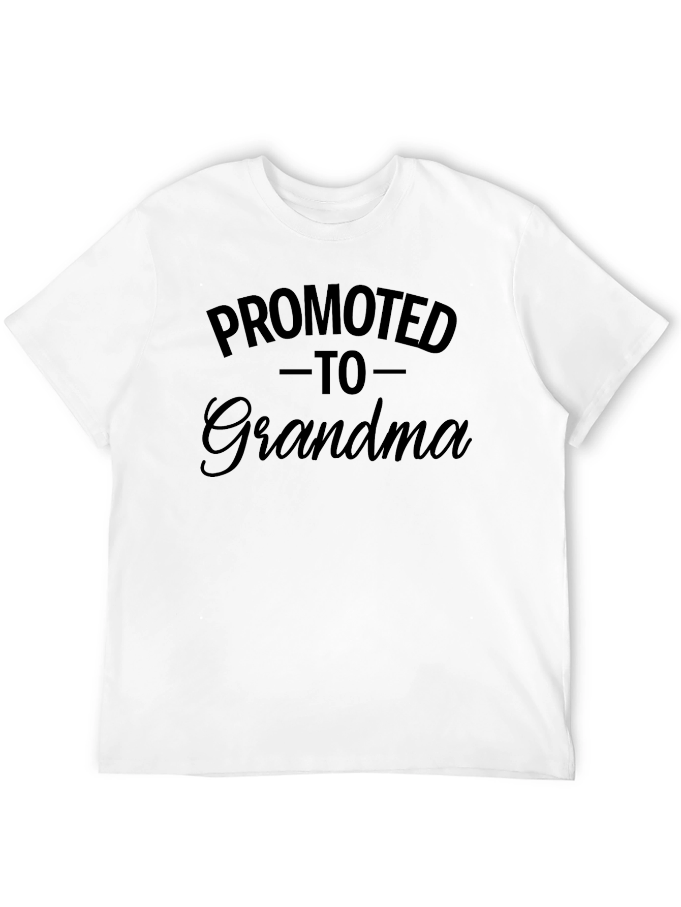 Camiseta Negra Promoted to Grandma
