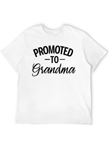 Camiseta Negra Promoted to Grandma
