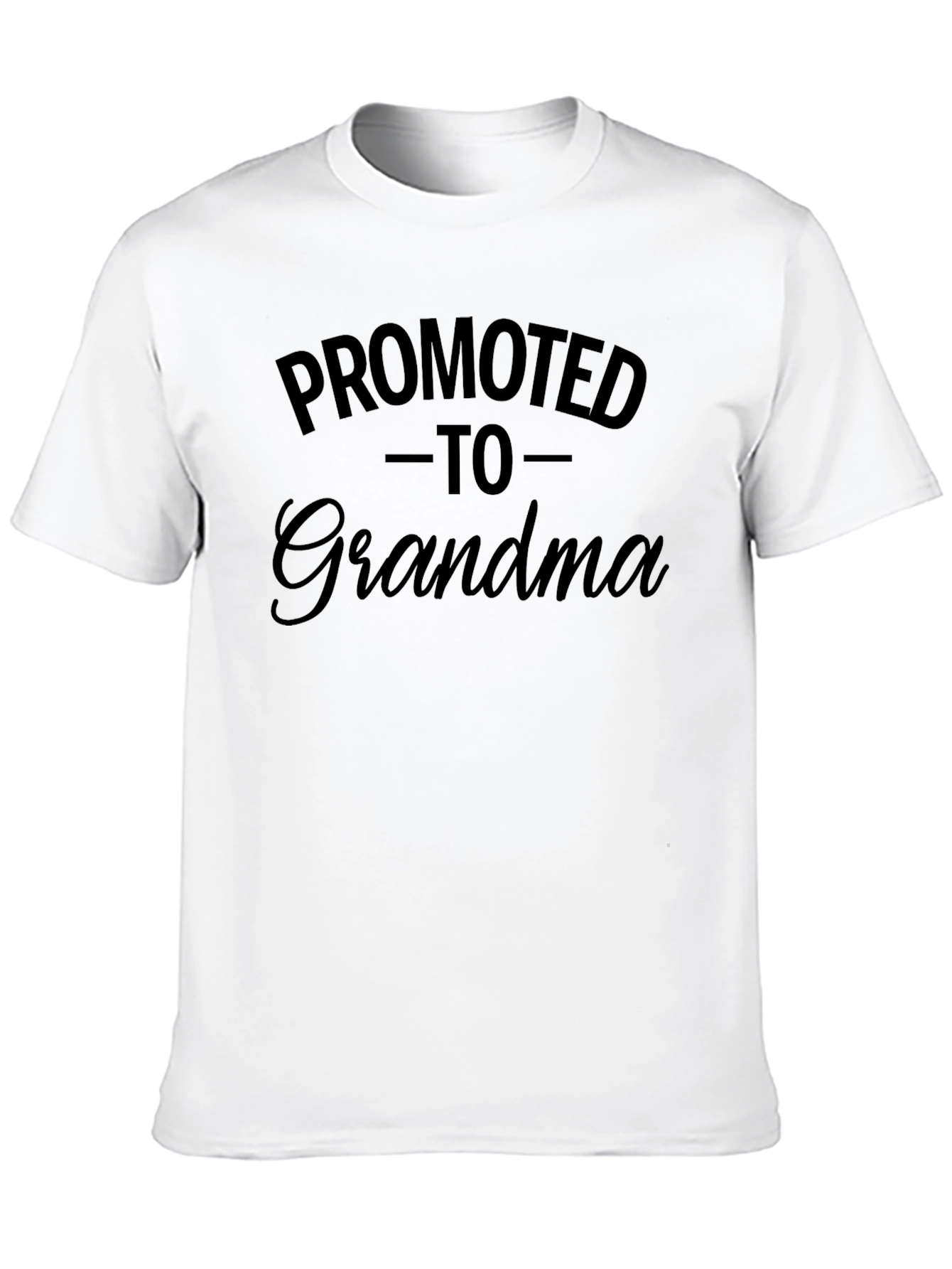 Camiseta Negra Promoted to Grandma