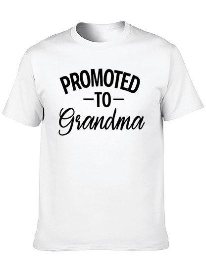 Camiseta Negra Promoted to Grandma