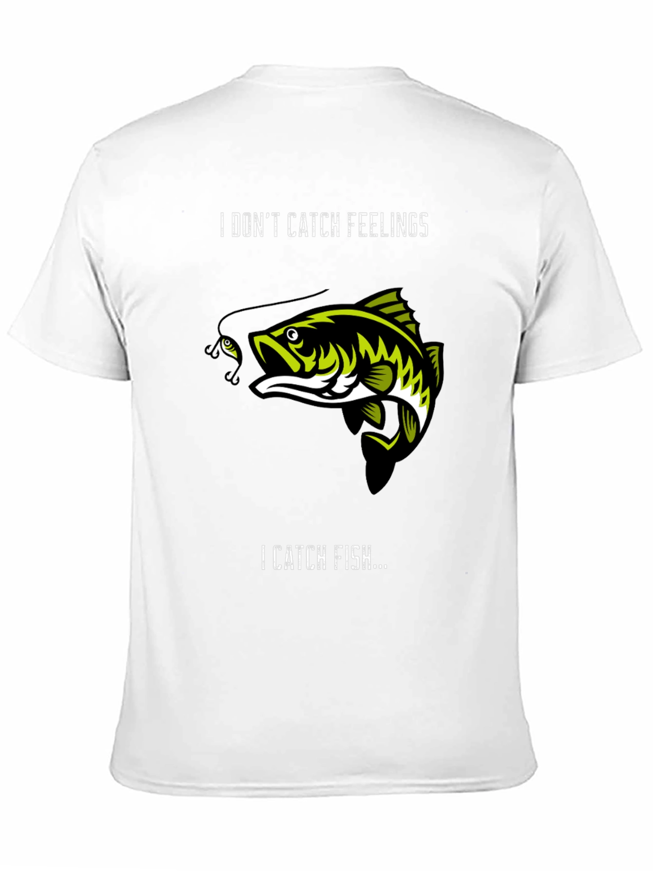Camiseta Negra: No Atrapa Sentimientos Atrapa Peces