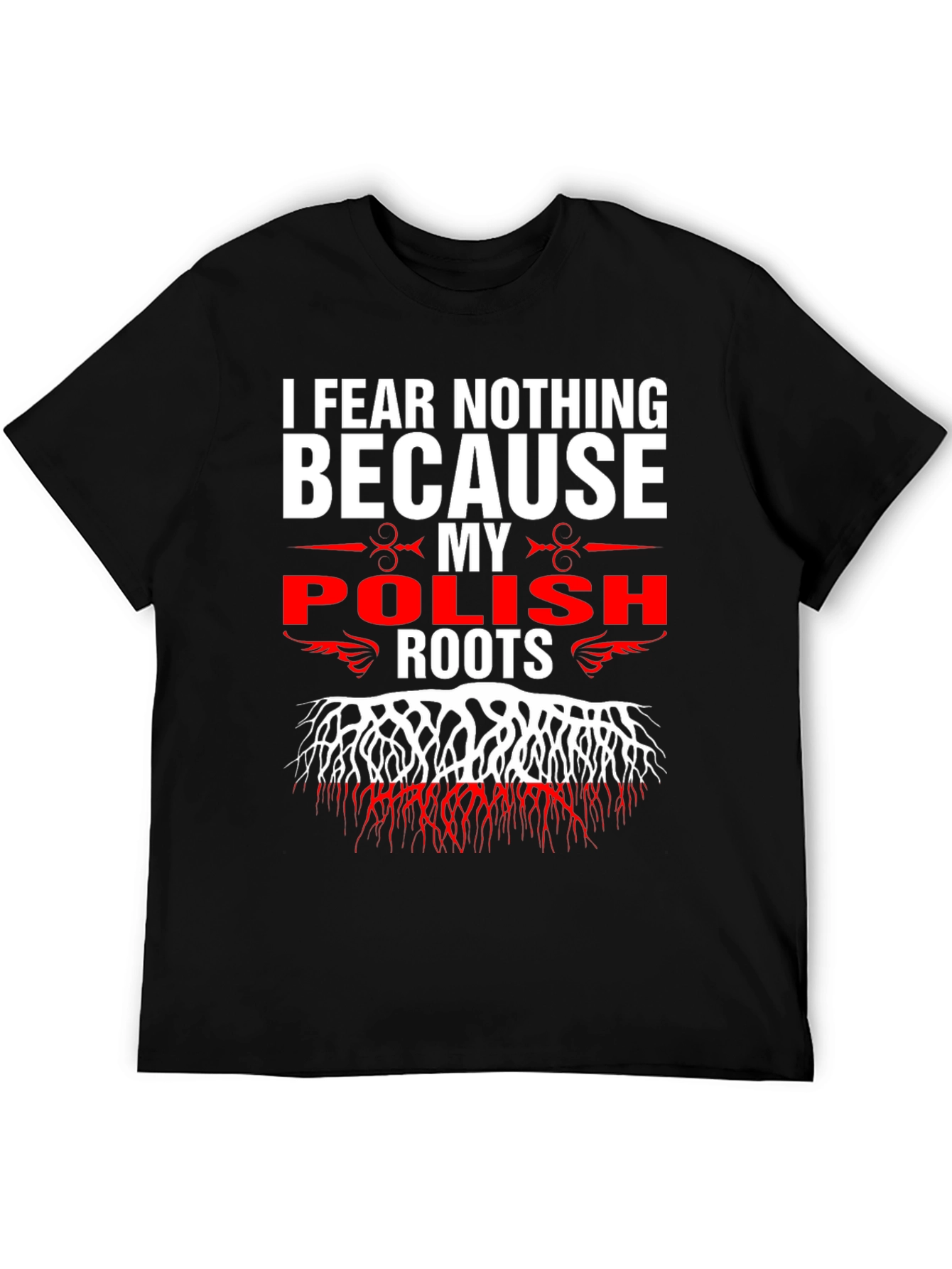Camiseta Negra Raíces Polacas
