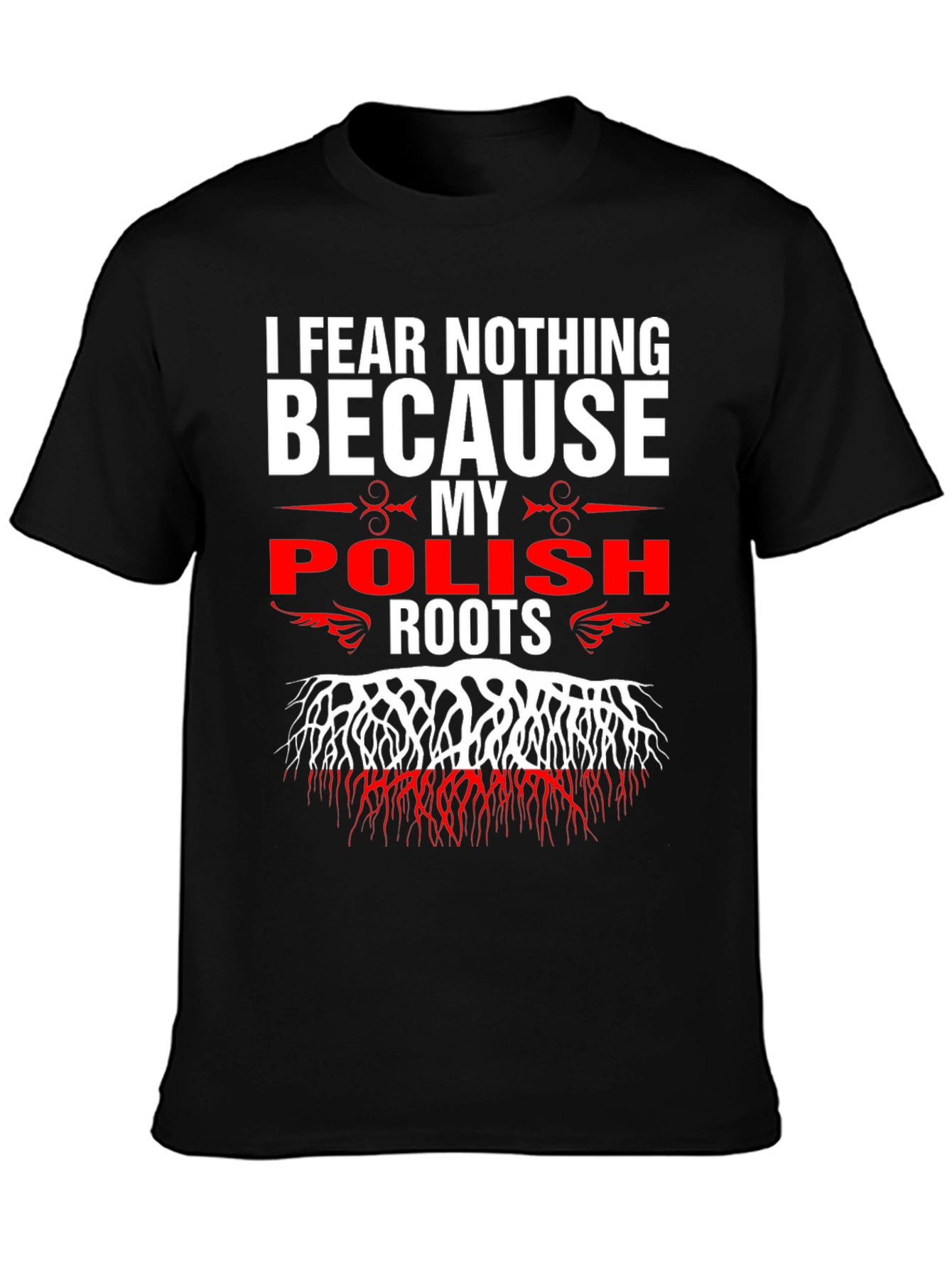 Camiseta Negra Raíces Polacas