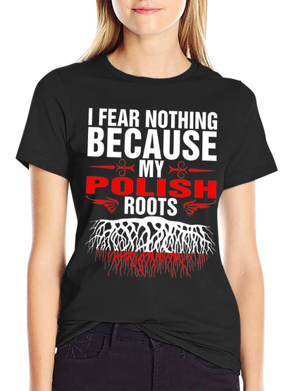 Camiseta Negra Raíces Polacas