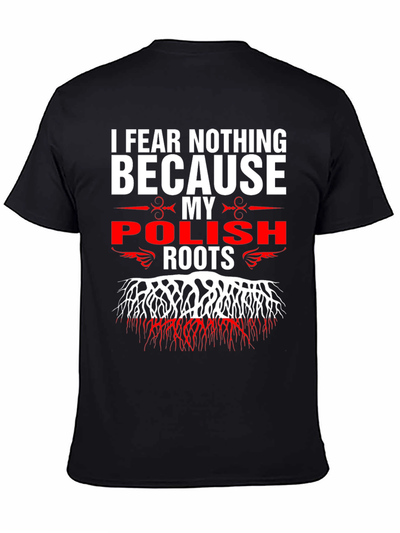 Camiseta Negra Raíces Polacas