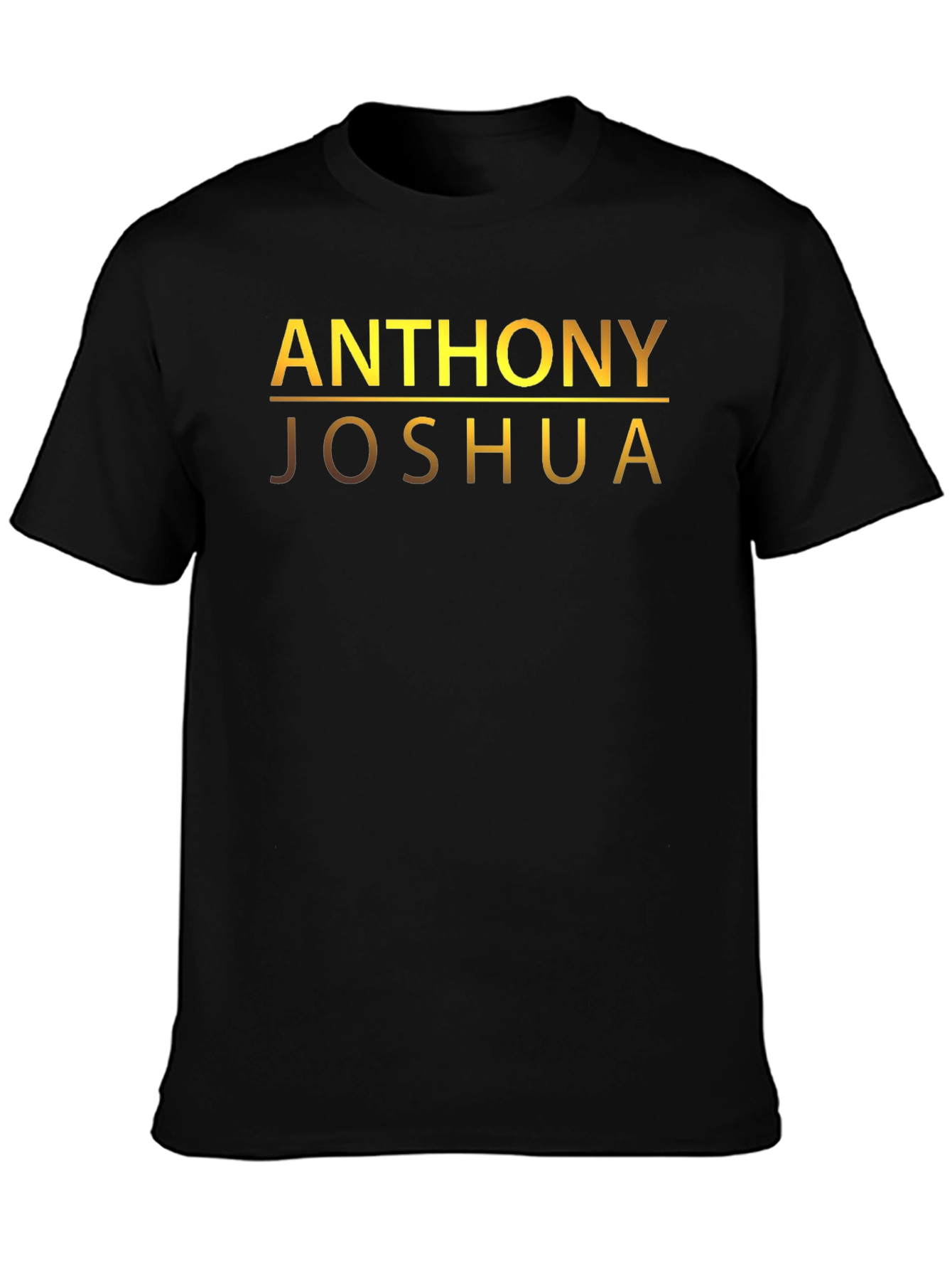 Camiseta Anthony Joshua - Diseño Dorado Exclusivo