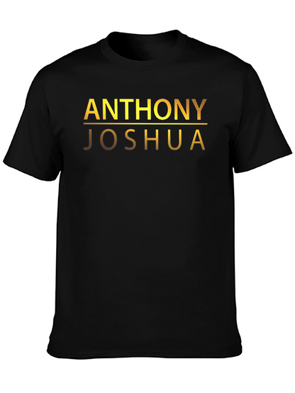 Camiseta Anthony Joshua - Diseño Dorado Exclusivo