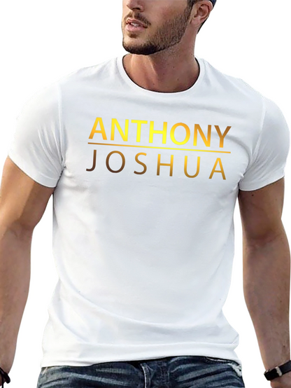 Camiseta Anthony Joshua - Diseño Dorado Exclusivo
