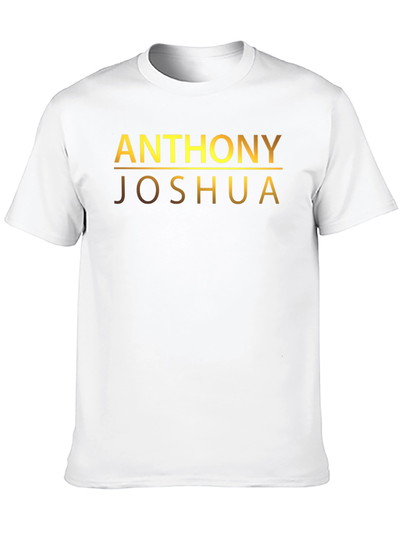 Camiseta Anthony Joshua - Diseño Dorado Exclusivo