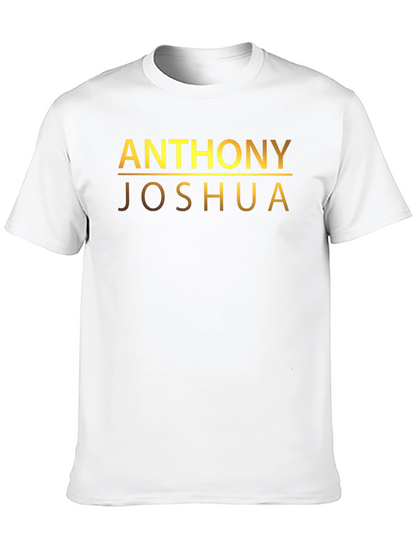 Camiseta Anthony Joshua - Diseño Dorado Exclusivo