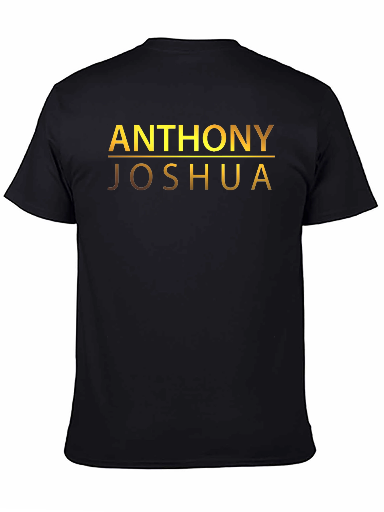 Camiseta Anthony Joshua - Diseño Dorado Exclusivo