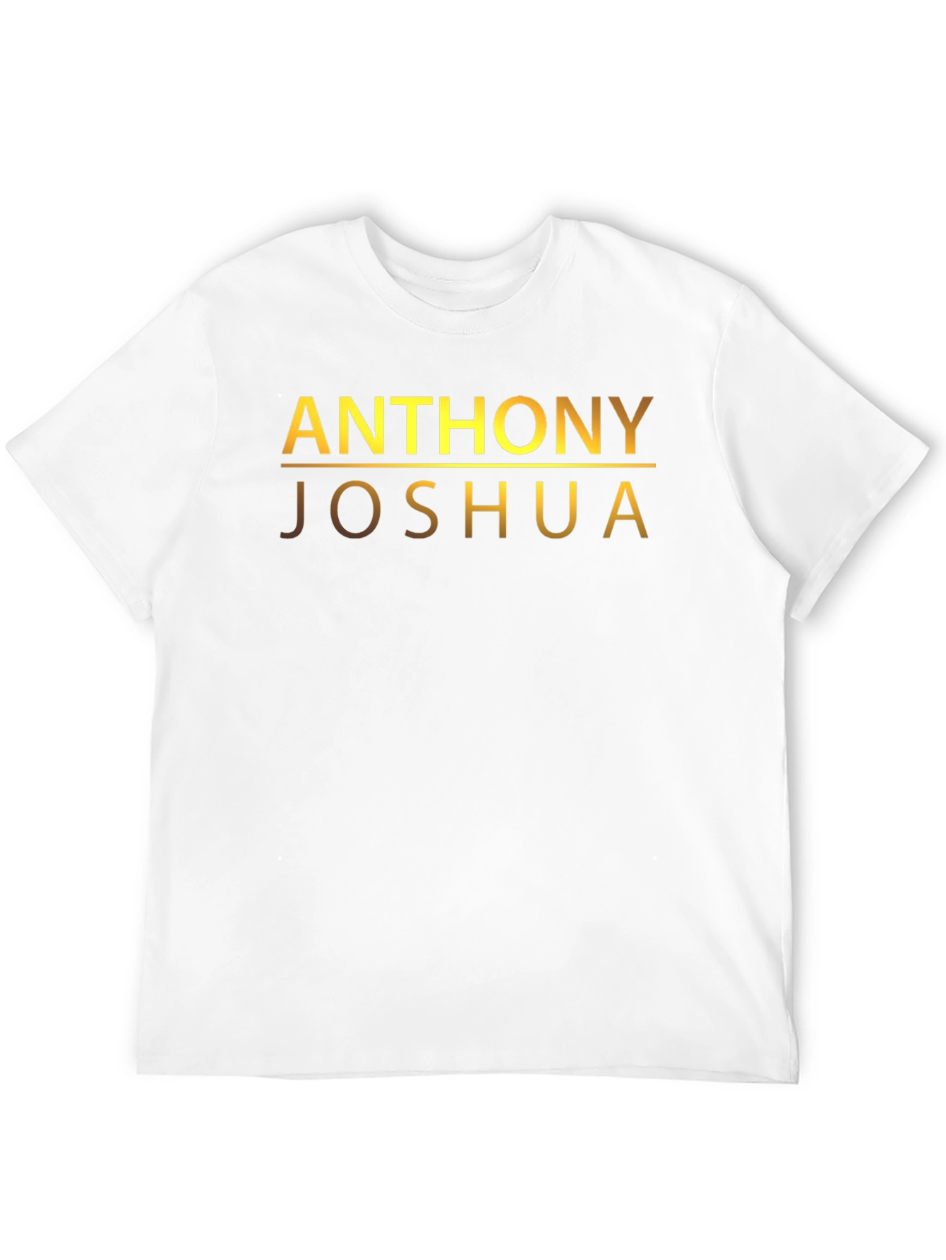 Camiseta Anthony Joshua - Diseño Dorado Exclusivo