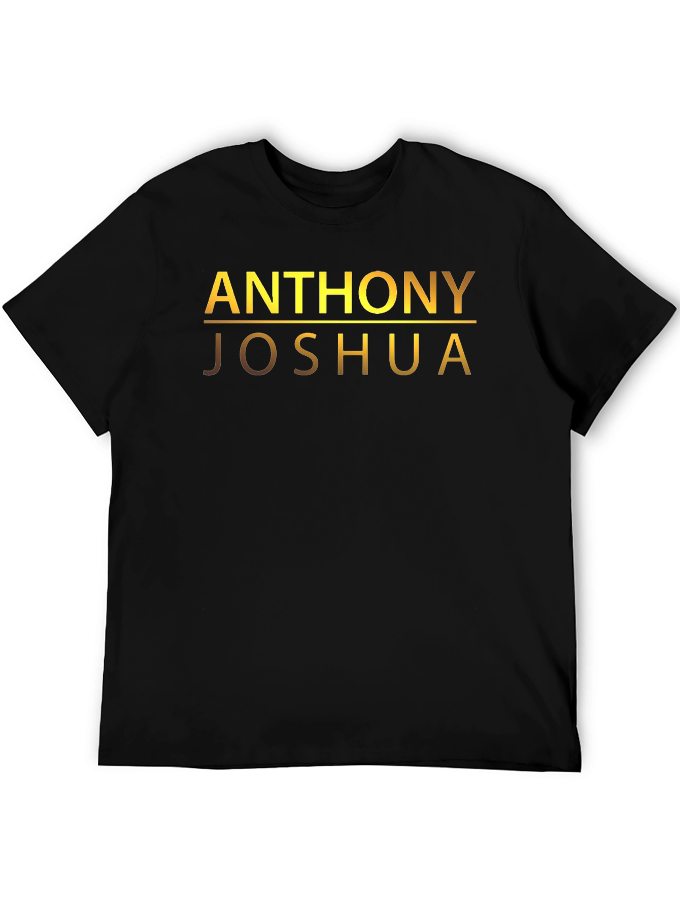 Camiseta Anthony Joshua - Diseño Dorado Exclusivo