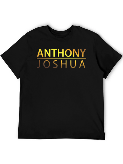 Camiseta Anthony Joshua - Diseño Dorado Exclusivo