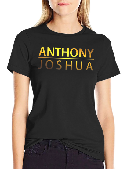 Camiseta Anthony Joshua - Diseño Dorado Exclusivo
