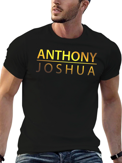 Camiseta Anthony Joshua - Diseño Dorado Exclusivo