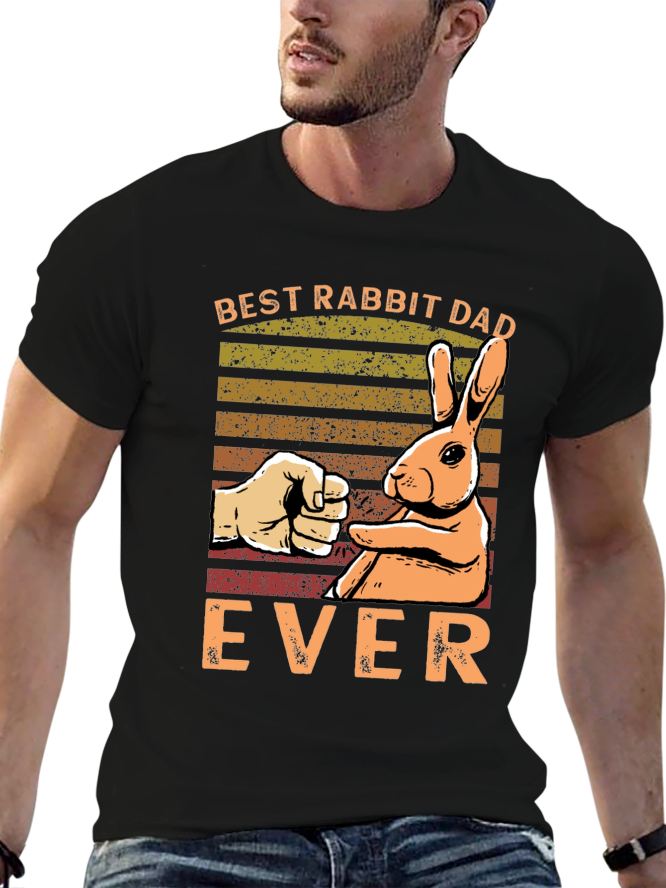 Camiseta Mejor Papá Conejo de Todos los Tiempos