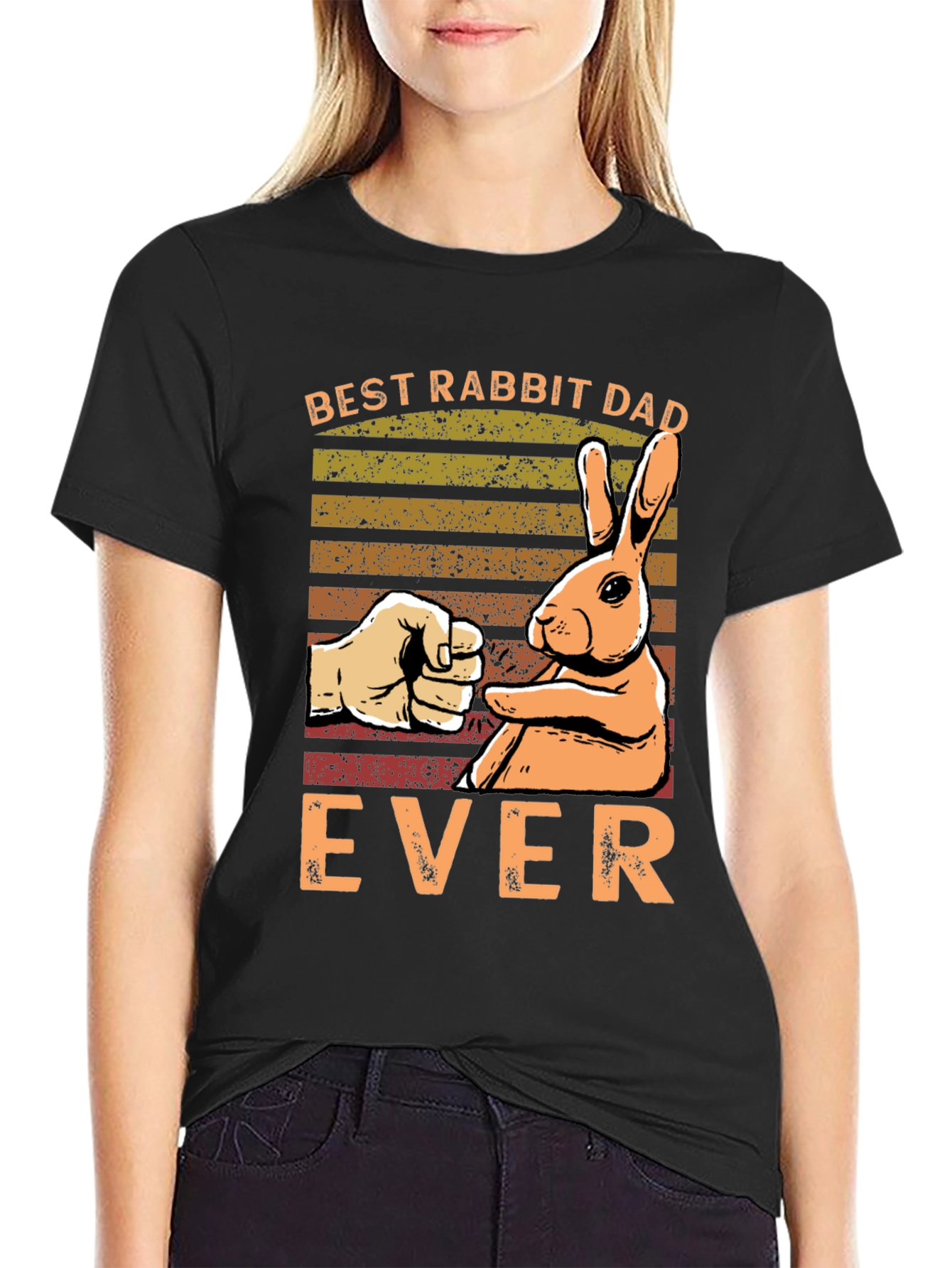 Camiseta Mejor Papá Conejo de Todos los Tiempos