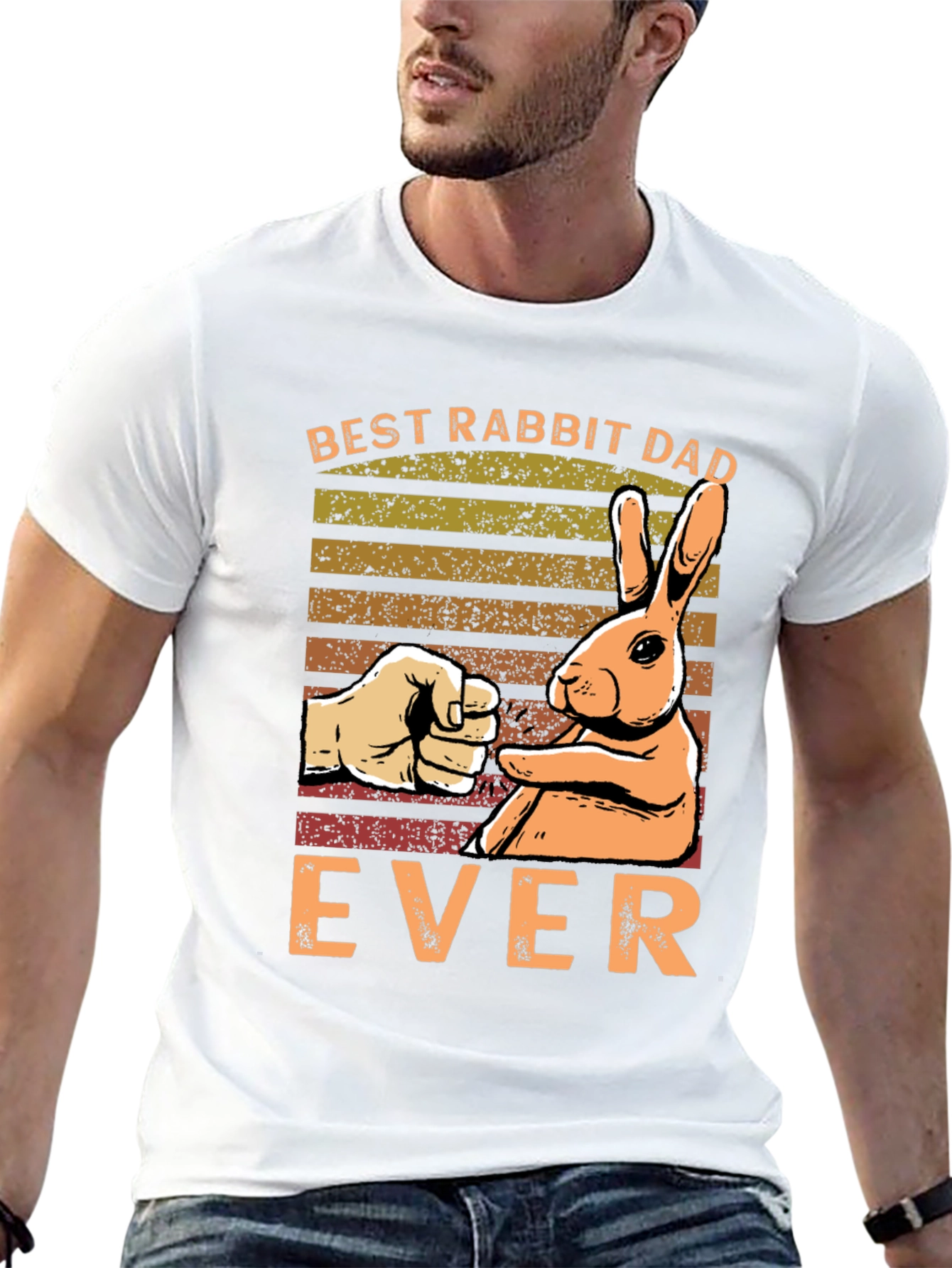 Camiseta Mejor Papá Conejo de Todos los Tiempos