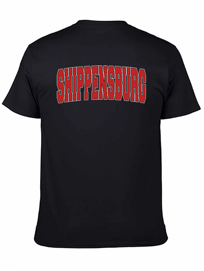 Camiseta Negra Shippensburg - Estilo Casual