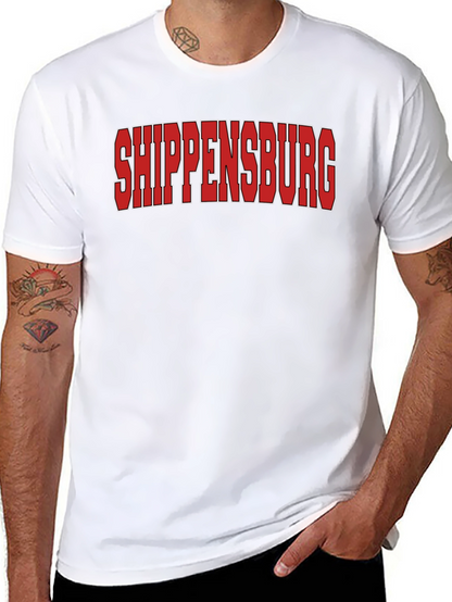 Camiseta Negra Shippensburg - Estilo Casual