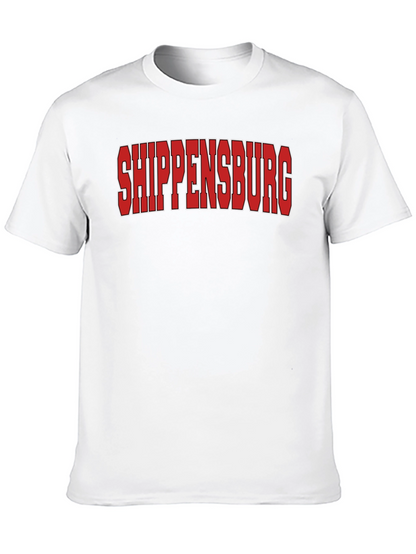 Camiseta Negra Shippensburg - Estilo Casual
