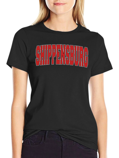 Camiseta Negra Shippensburg - Estilo Casual