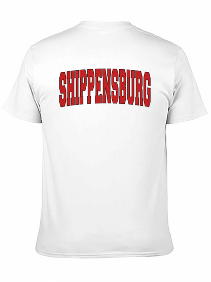 Camiseta Negra Shippensburg - Estilo Casual
