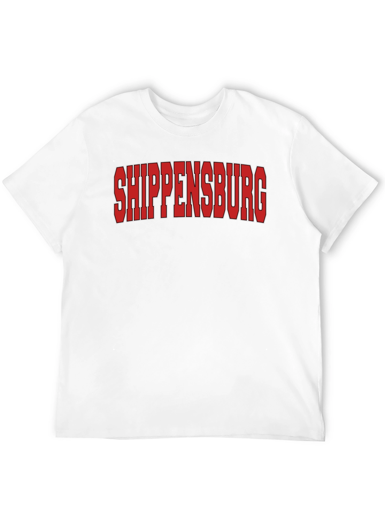 Camiseta Negra Shippensburg - Estilo Casual